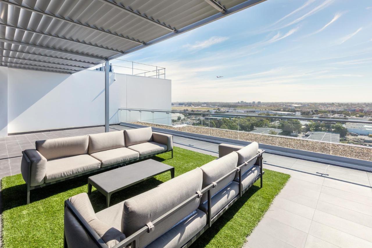 Meriton Suites Mascot Central Sydney Exteriér fotografie Rooftop garden